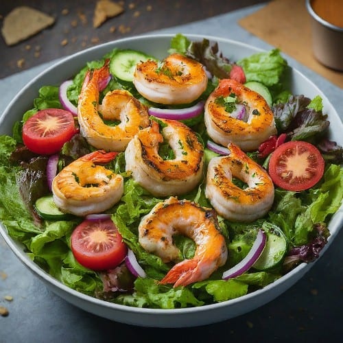 Grilled Shrimp Salad.