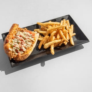 Caribbean Cheesesteak + Fries