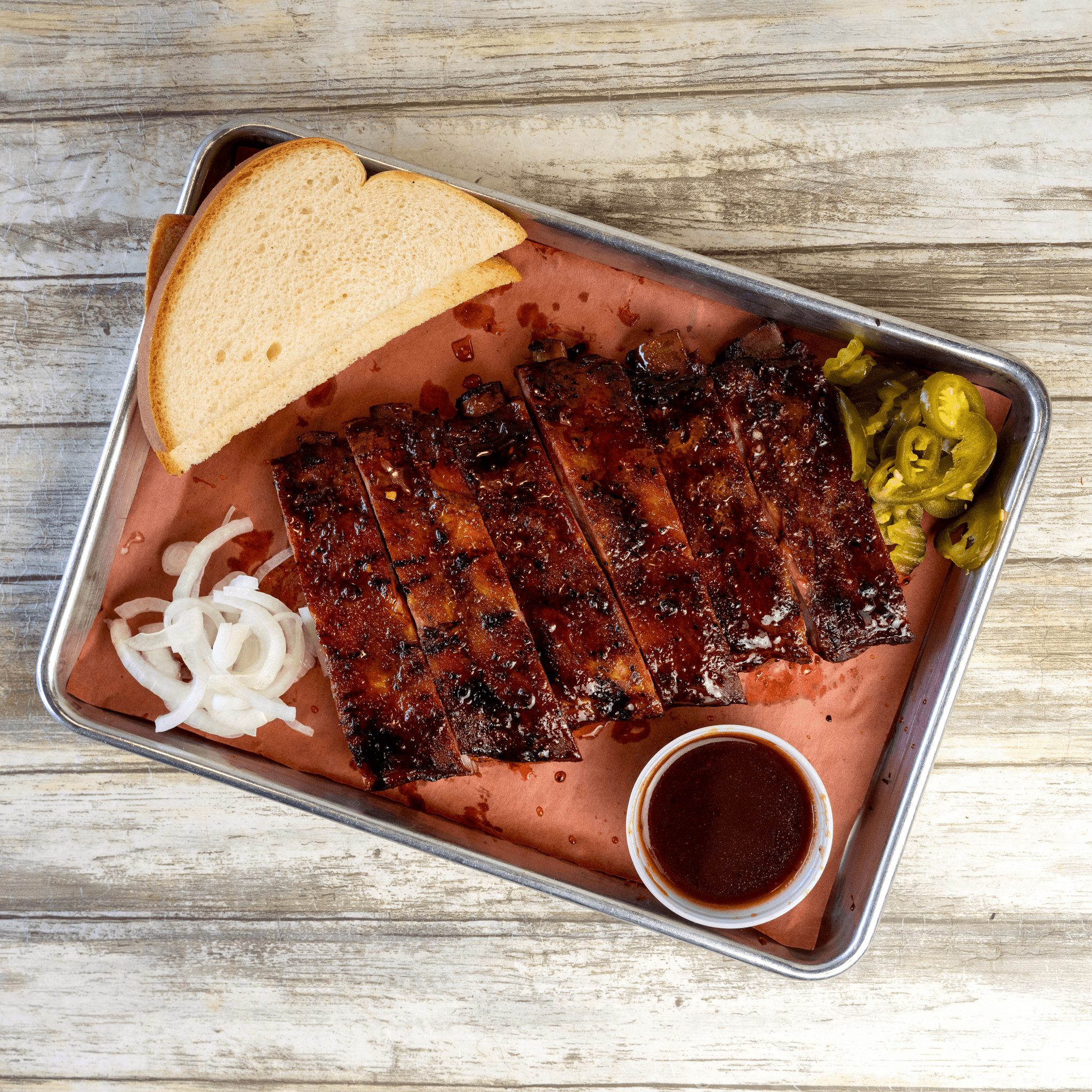 Full Rack Spare Ribs.