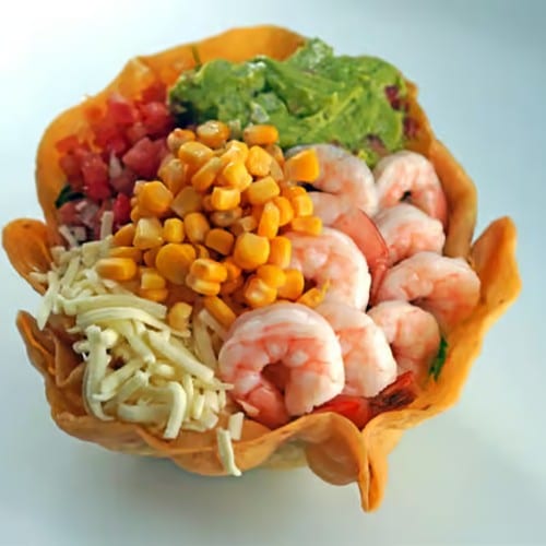Shrimp Taco Bowl.