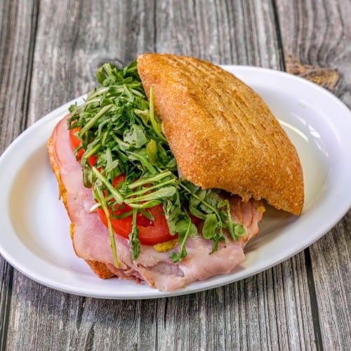 Ham Panini Sandwich.