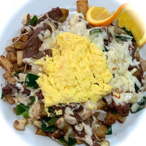 Skirt Steak Skillet.