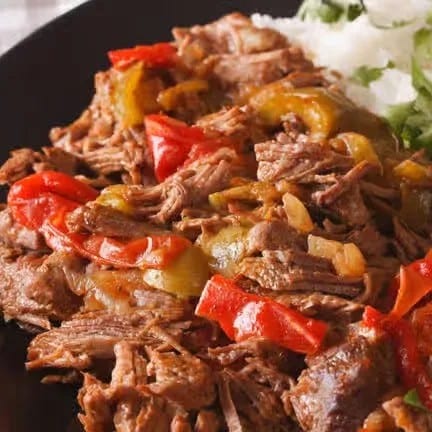 Ropa vieja tray.