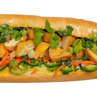 Fried Tofu Bánh Mì Sandwich