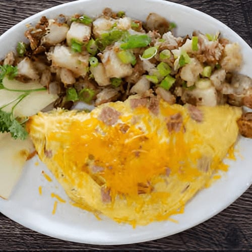 Lil Ham & Cheese Omelet.