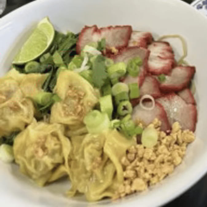 Ba Mi Wonton bbq pork noodles.