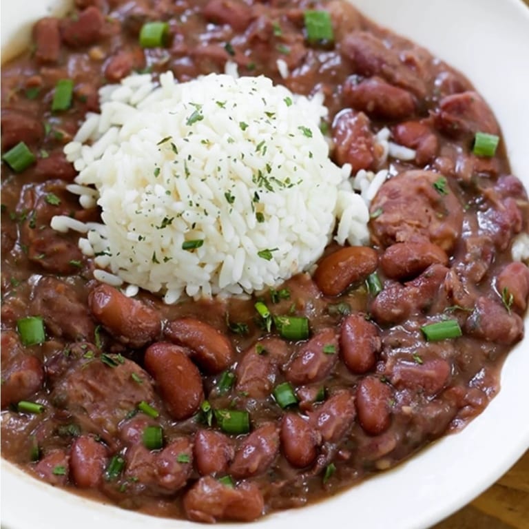 Savor the Richness of Red Beans & Rice!