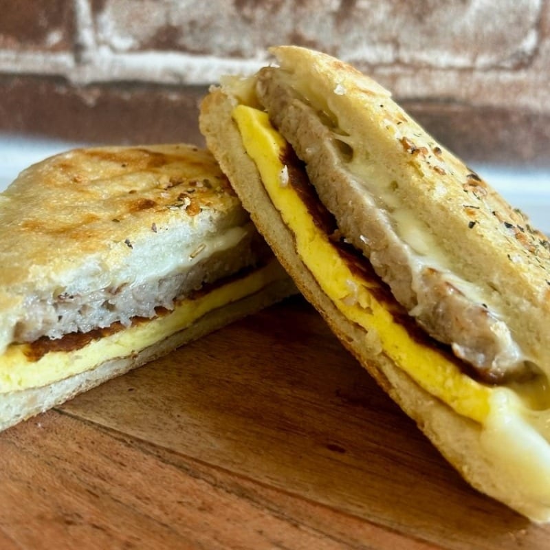 Rocco's Breakfast Sandwich.