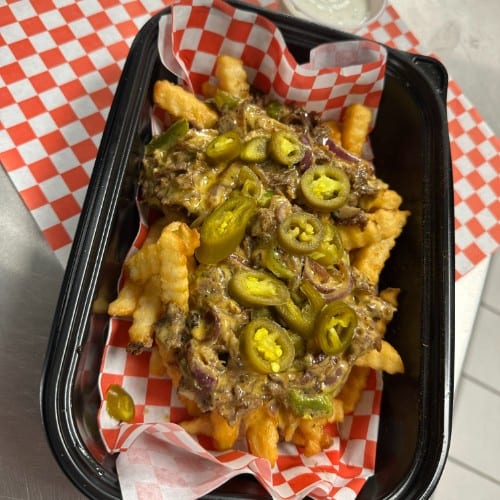 Loaded Philly Cheesesteak Fries.