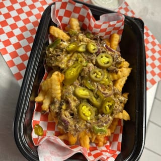 Loaded Philly Cheesesteak Fries