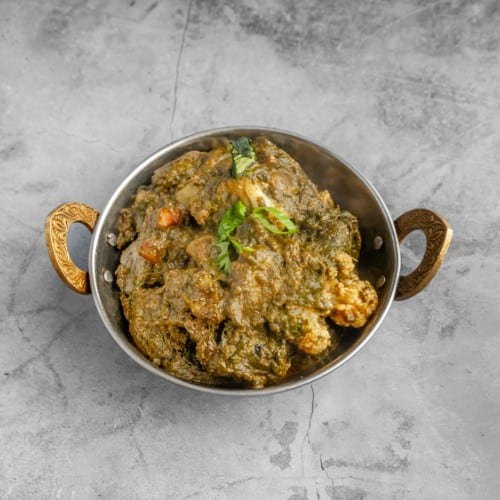 Vegan Aloo Gobi Palak.