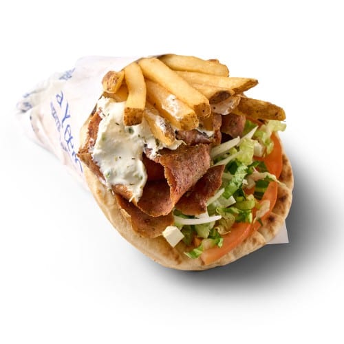 Beef & Lamb Yeero Pita.