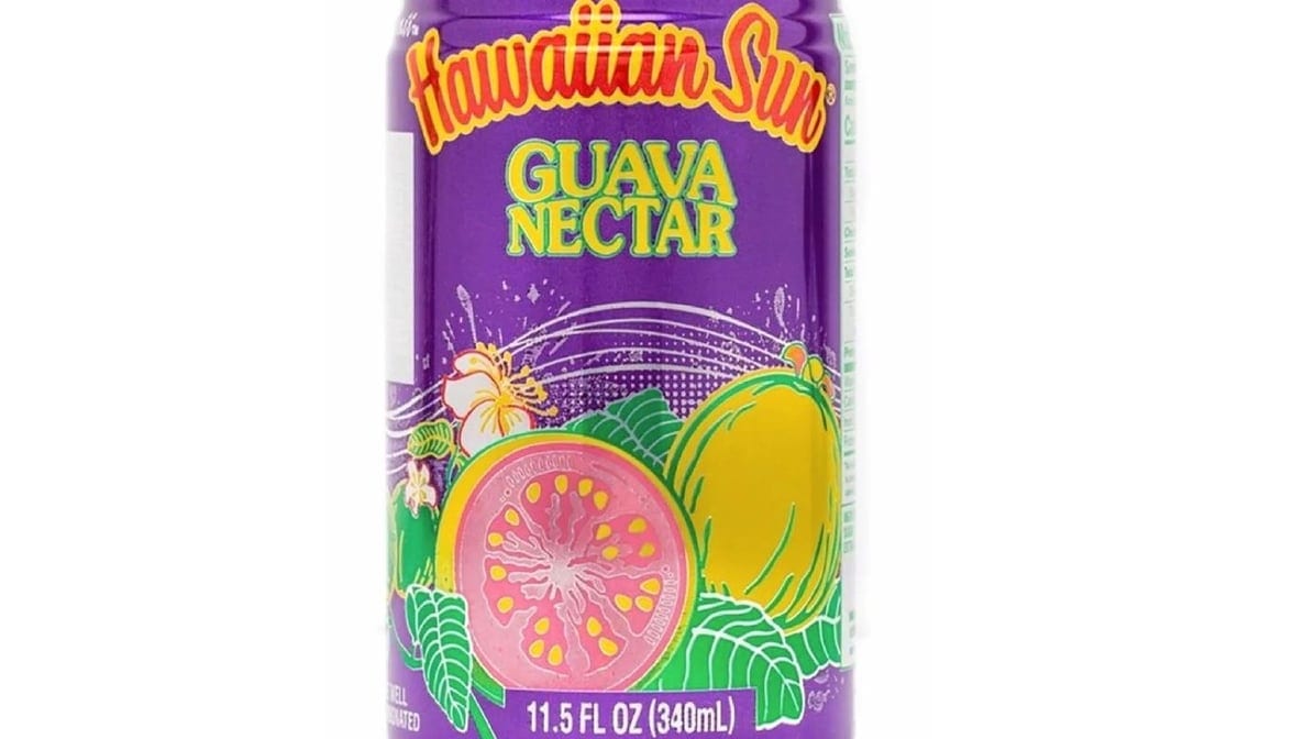 Hawaiian Sun Guava Nectar.