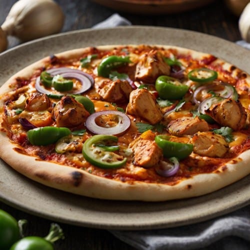 Chicken Tikka Pizza.
