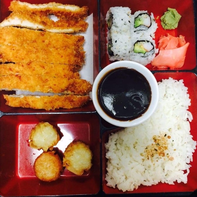 Chicken Katsu Lunch Box.
