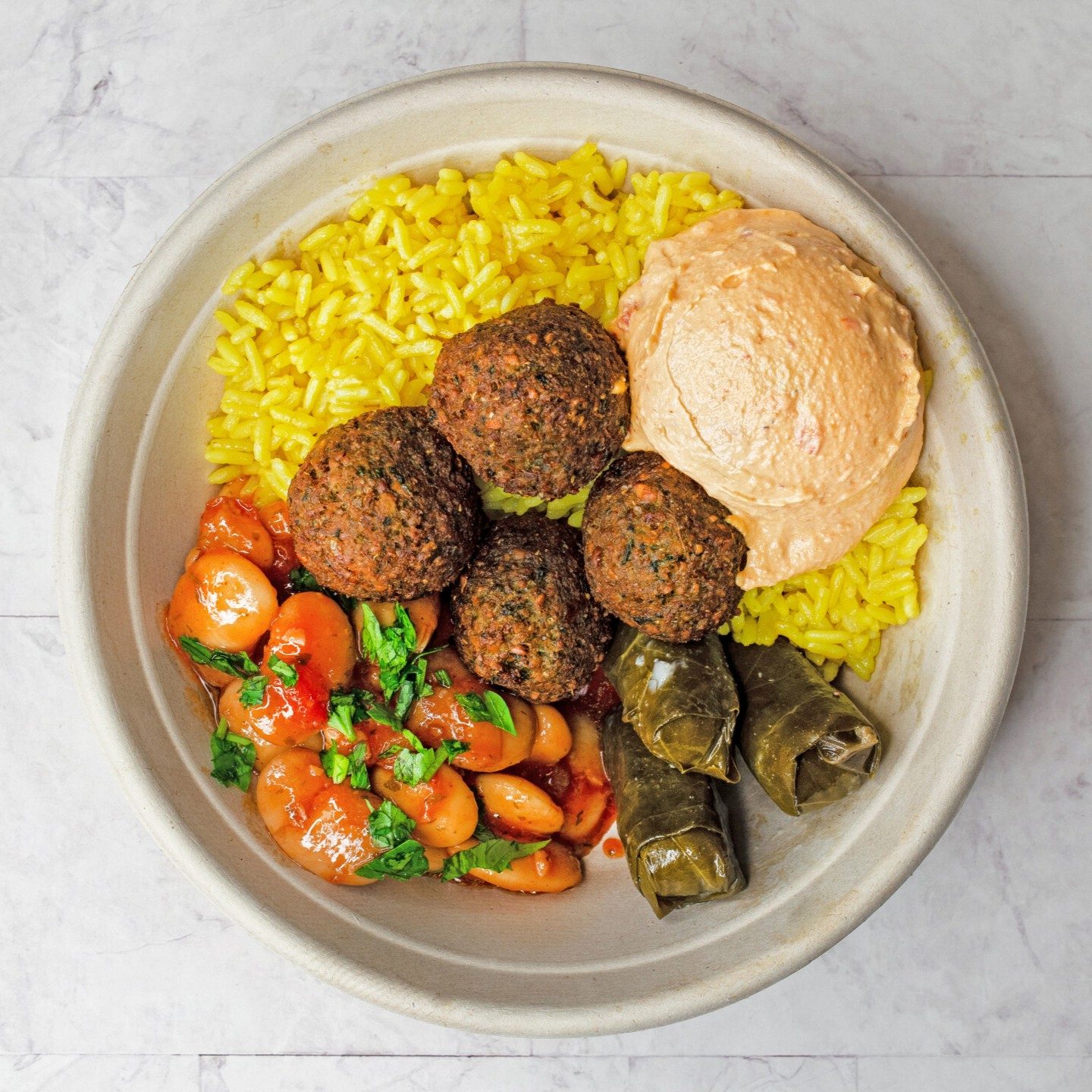 Vegan Falafel Bowl.