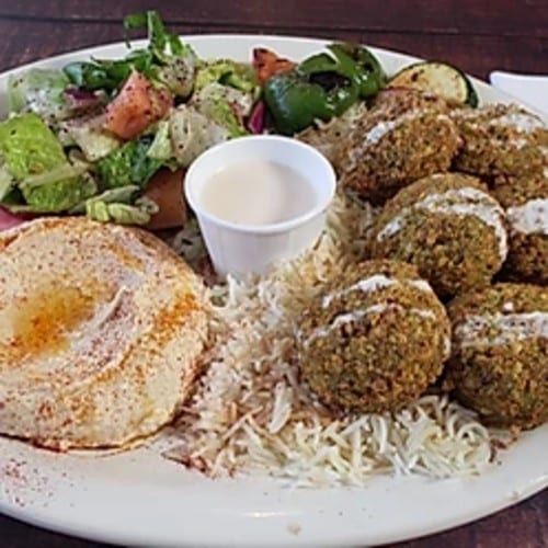 Falafel Plate.