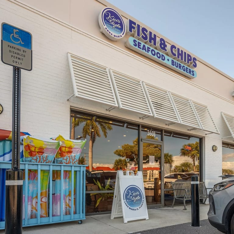 Kiwi Style Fish and Chips Anna Maria Island