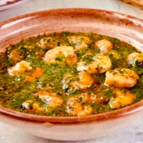 Molokhia w Shrimp.