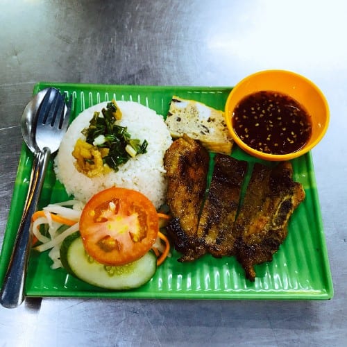 C3. Grilled Beef w/ Rice (Com Bo).