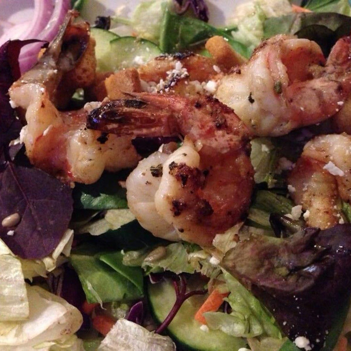 Grilled Shrimp Salad.