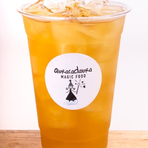 Yerba Mate & Ginger Ice Tea.