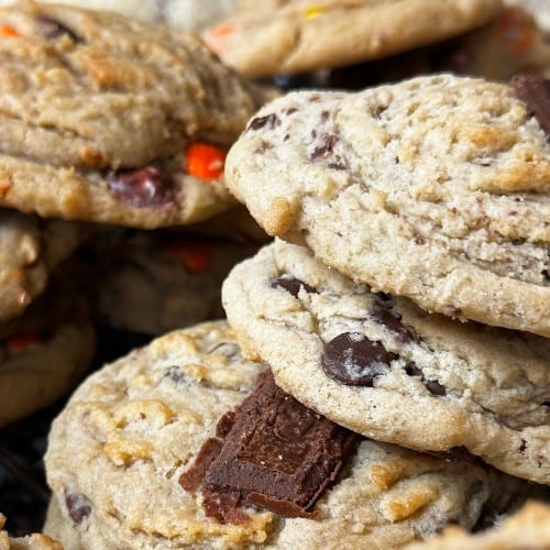 1/2 Brownie & 1/2 Chocolate Chunk.