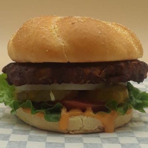 Vegan Black Bean Burger:.