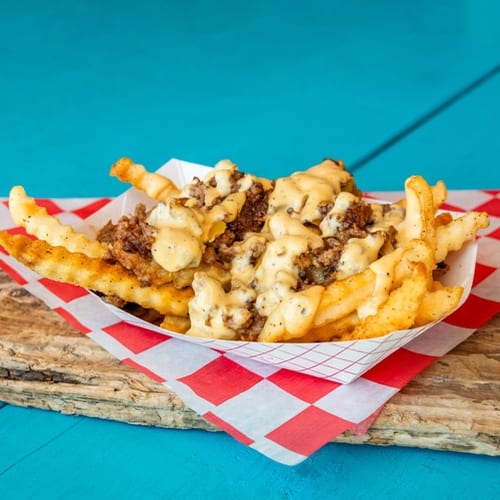 (HB) Chop Cheese Fries.