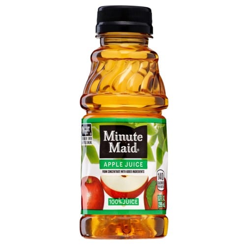 Minute Maid Apple Juice.