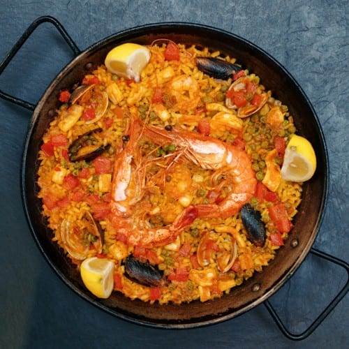 Paella Marinera Con Langostinos (2P).