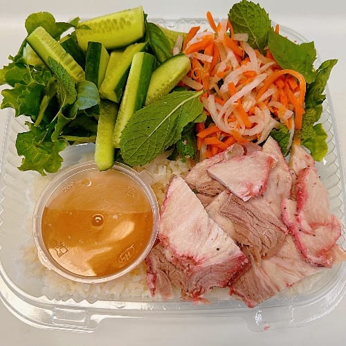 Pork Belly Rice Bowl.