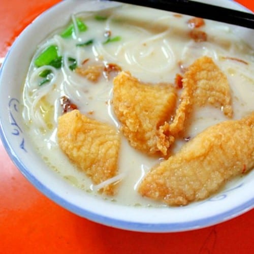 Fish Fillet Rice Noodle Soup.