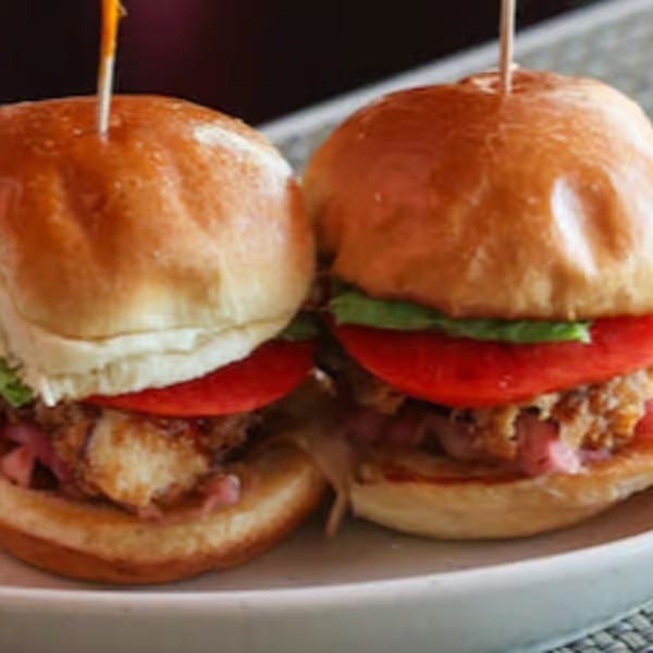 Chicken sliders.
