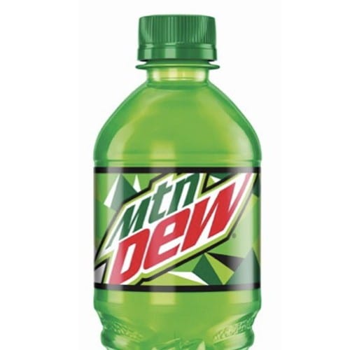 Mountain Dew Bottle.