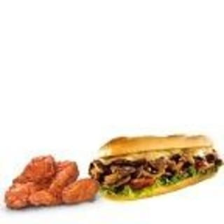 Burger and Wings Special