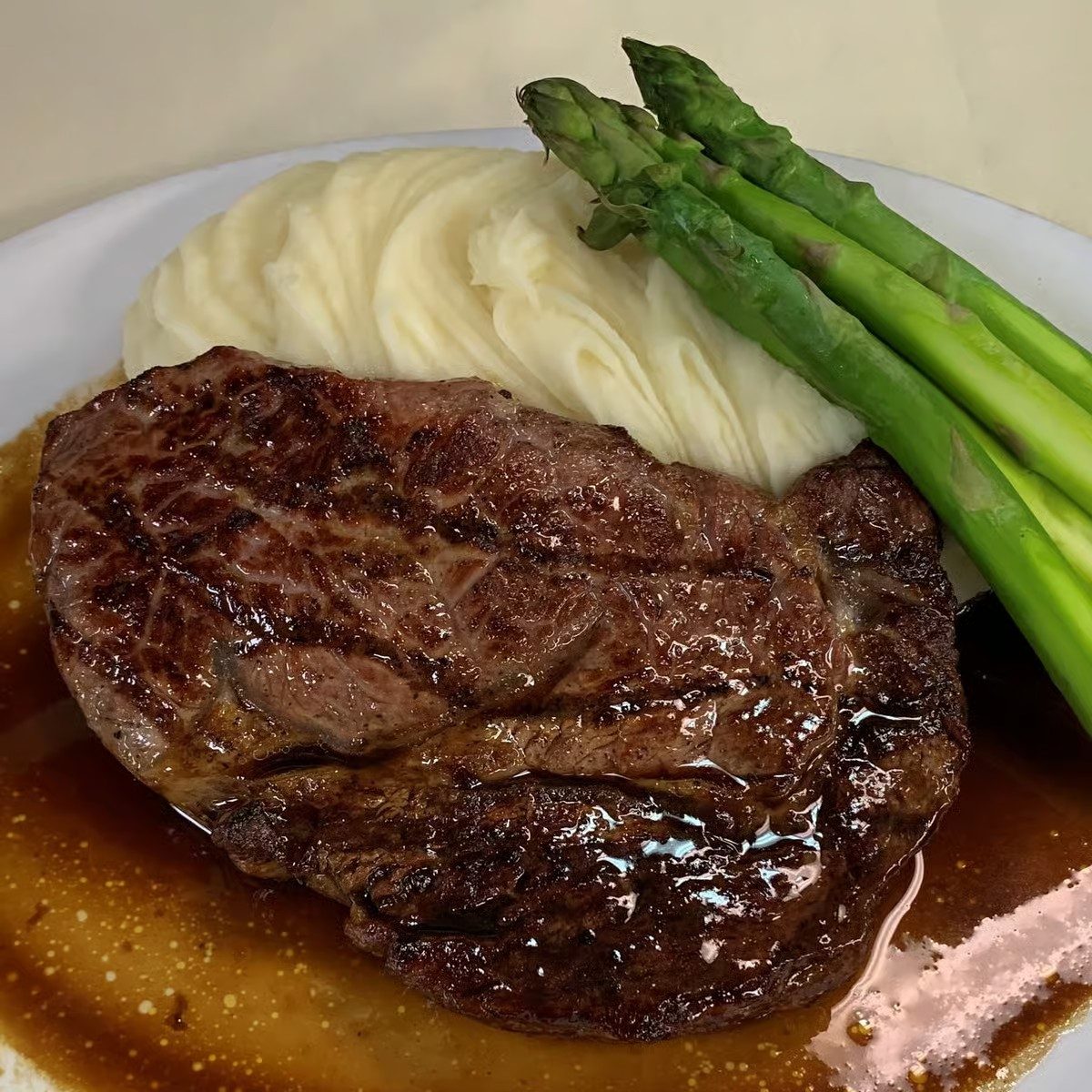 16 Oz Rib Eye Steak.