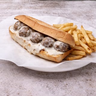 Meatball Parmigiana Sandwich