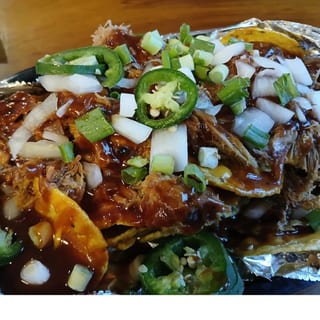 Loaded Pulled Pork Nacho
