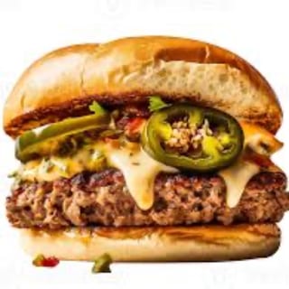 Diablo Jalapeno cheese burger