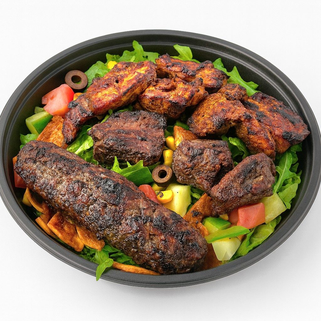 Mix grill Salad Bowl.