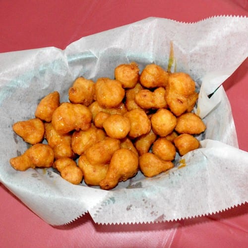 Mike's Hot Honey Cauliflower Bites.