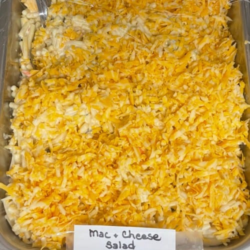 Mac n cheese salad by the lb.