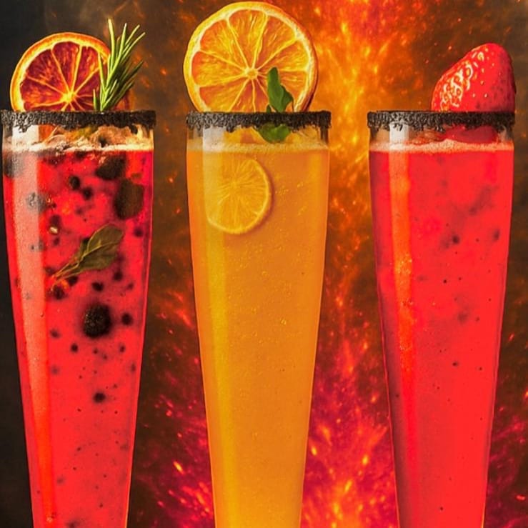 Citrus Punch - **Mocktail made with tequila zero proof**.