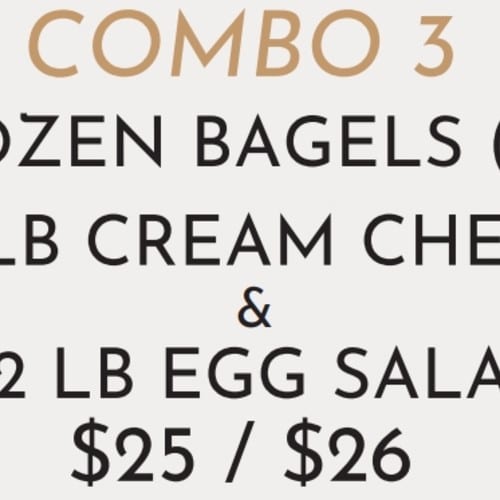Bagel Combo 3.