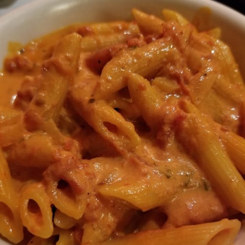 Penne Pink Vodka.