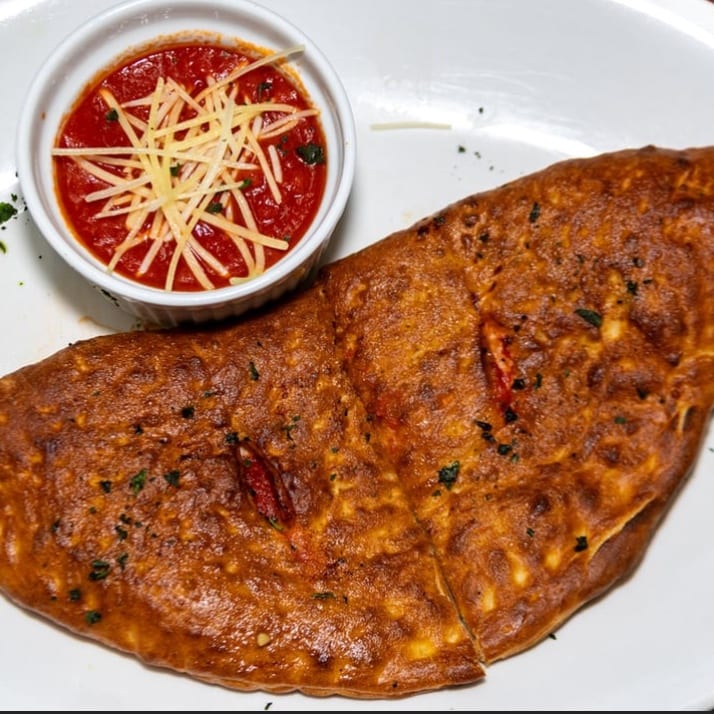 Meat lovers calzone.