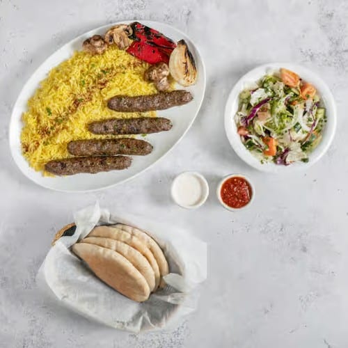 Kifta Kabab Platter.