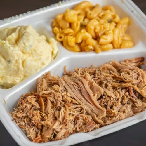 Pulled Pork Plate.