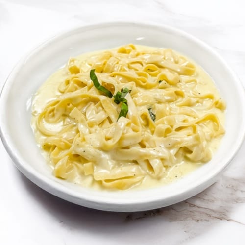 Fettuccine Alfredo.